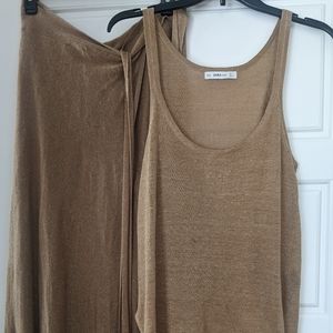 From Sophia Bush Closet. ZARA two piece outfit